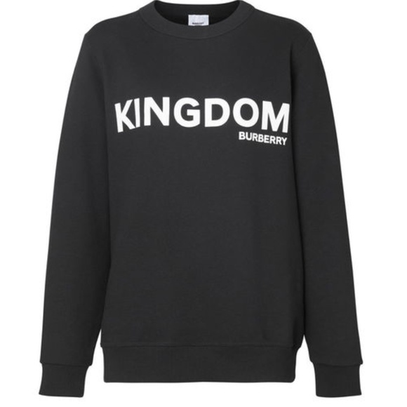 BURBERRY  Kingdom Print Cotton Sweatshirt - XXS - Picture 2 of 4